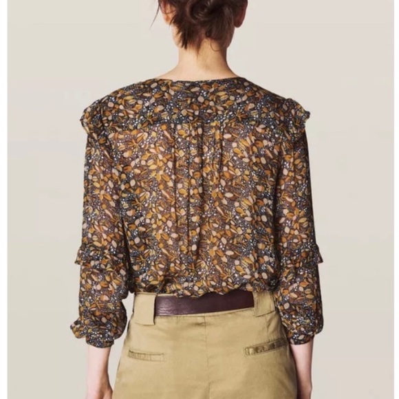 ba&sh Multicolor Floral Blouse - Picture 2 of 10